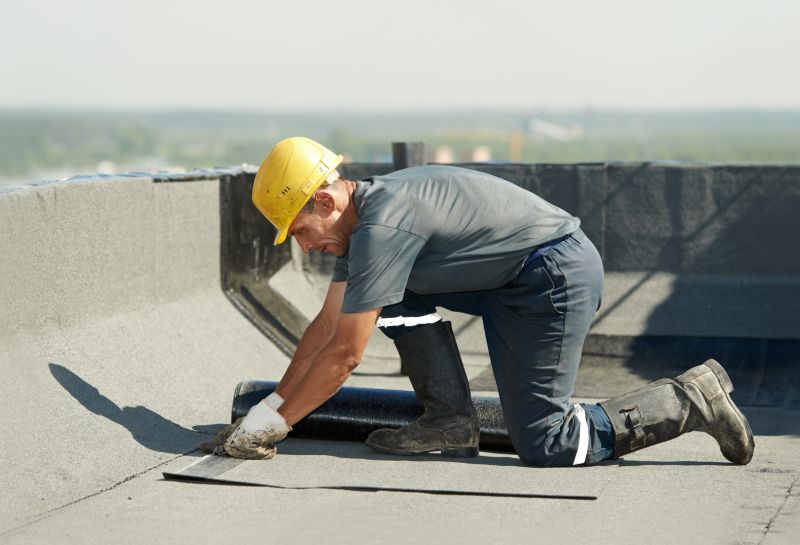 Spring Asphalt Roof Installation